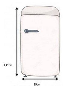 CONGELADOR VERTICAL 171 X 55